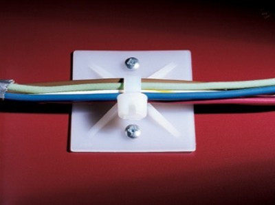 Ty-Rap® TC5345A Cable Tie 4-Way Mounting Base - 100 Pack - 50/Pack