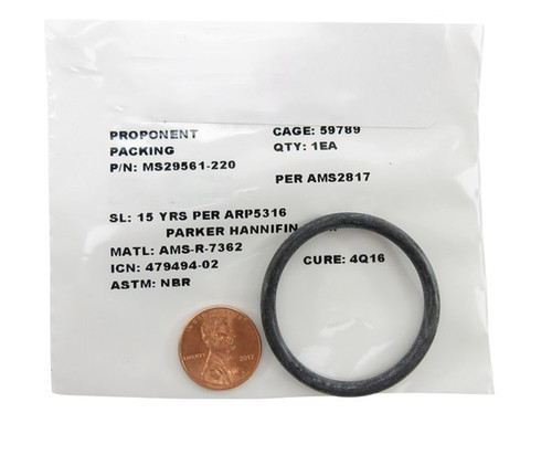Military Standard MS29561-220 O-Ring - 20/Pack