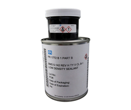 PPG® PR-1772 B-1 BMS 5-142G Type II, Class B-1 Spec Low Weight Fuselage Sealant - Pint Kit
