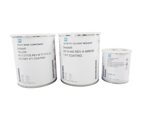 PPG® DeSoto® 823-011 Yellow MIL-C-27725 Type II Spec Integral Fuel Tank Coating - 2.25 Gallon Kit