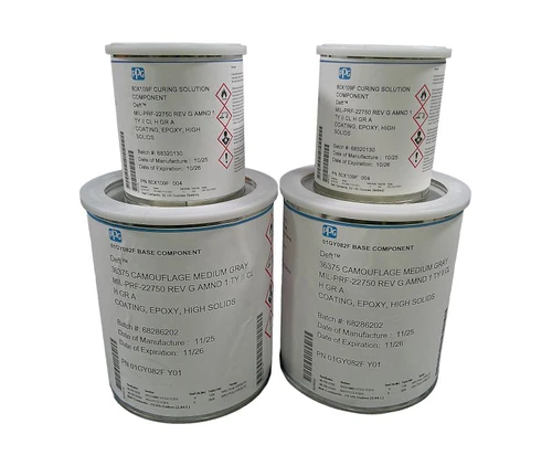 PPG® Deft® 01-GY-082F FS#36375 Gray MIL-PRF-22750G TY II CL H GR A Spec Epoxy Topcoat - 2 Gallon Kit