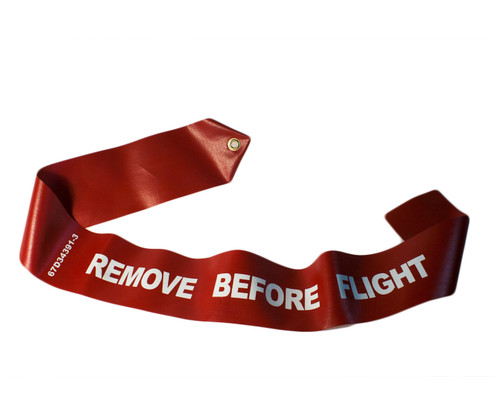 San Antonio 67D34391-3 Red 36" Remove Before Flight Warning Streamer - 5/Pack