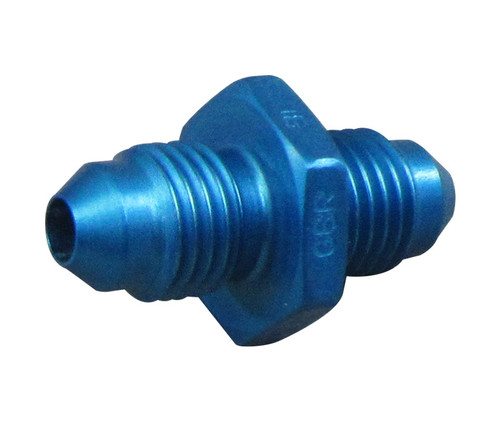 Aeronautical Standard AN815-4D Aluminum Union Male to Male 37° Flare Nipple, Boss - 5/Pack