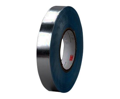 3M™ 051113-89565 Silver 436 Vibration 17.5 Mil Damping Aluminum Foil Tape - 8" x 36 Yard Roll - 4/Pack