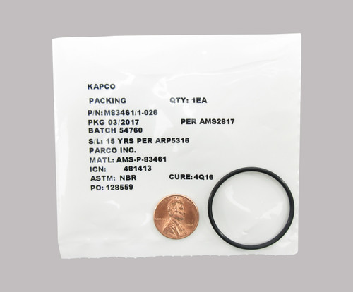 Military Specification M83461/1-026 O-Ring - 25/Pack