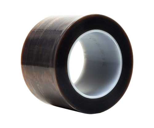 3M™ 021200-16149 Brown 5491 PTFE 6.7 Mil Film Tape - 3" x 36 Yard Roll - 3/Pack
