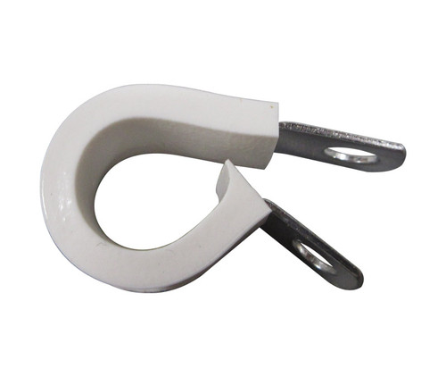 Military Standard MS21919WH7 Steel Cushioned Clamp, Loop - 20/Pack