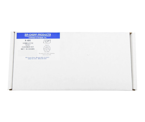 Zip-Chem® 103770 Calla® X-405 EPA DfE Approved Aircraft Glass & Transparency Cleaner - 8g Wet/Dry Packet