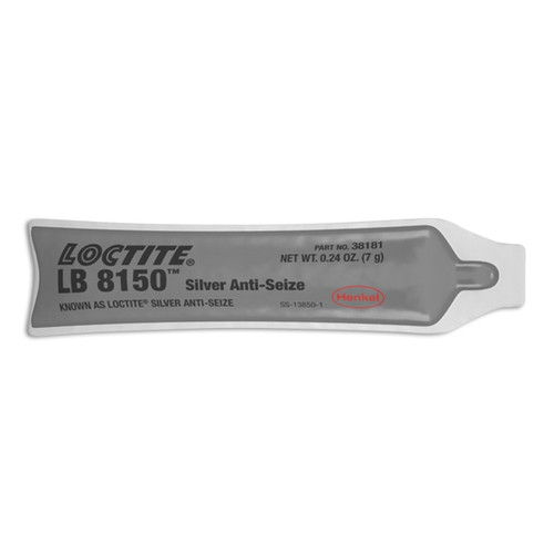 Henkel 38181 LOCTITE® LB 8150™ Silver Grade Anti-Seize Paste - 7 Gram (0.24 oz) Pouch - 200/Pack