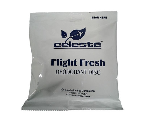 Celeste® SD-5500V Flight Fresh® Lemon Joy Deodorant Disc - 25/Pack