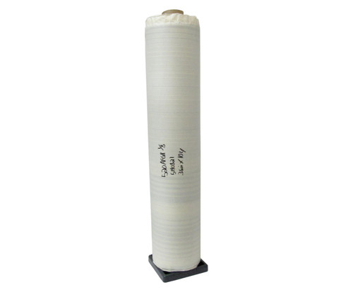 Saint-Gobain 520AF COHRlastic F-20 Gray 1/8" x 36" Silicone Foam Rubber - 10 Yard Roll - 108/Case