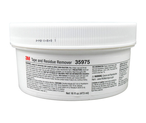 3M™ 051131-35975 Tape and Residue Remover - 473 mL (16 oz) Tub - 6/Pack