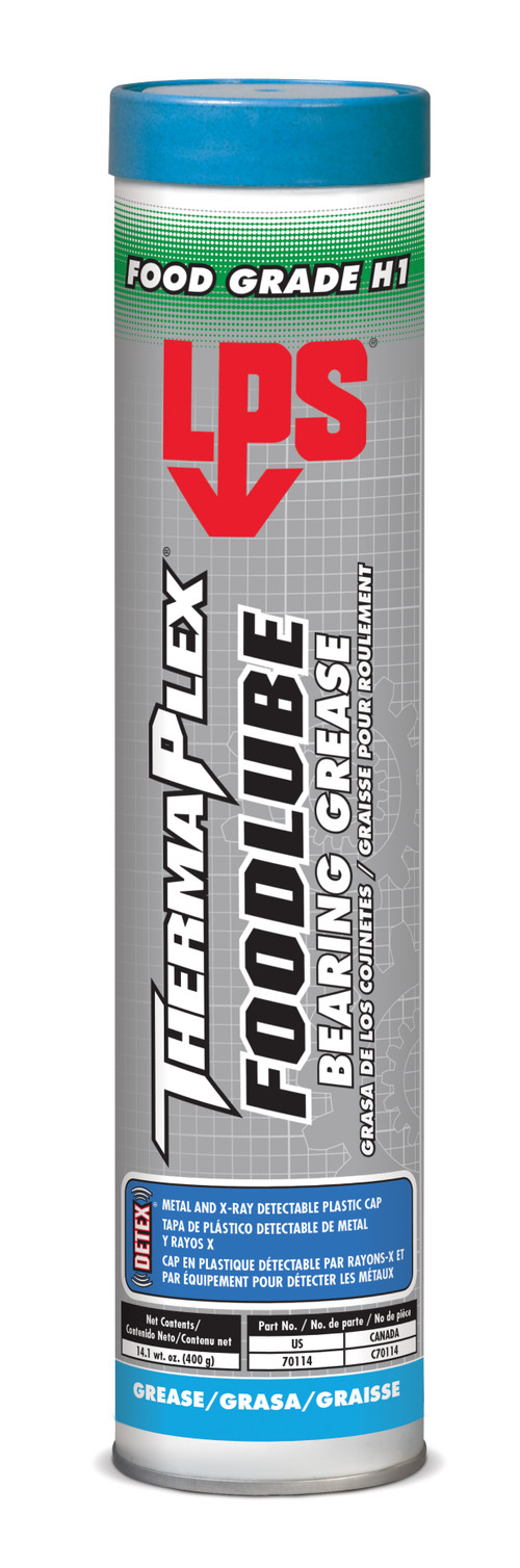 LPS® 70114 ThermaPlex® FoodLube Bearing Grease - 14.1 oz Cartridge - 30/Pack