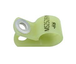 Military Standard MS25281R14 Light Green Plastic Clamp, Loop - 5/Pack