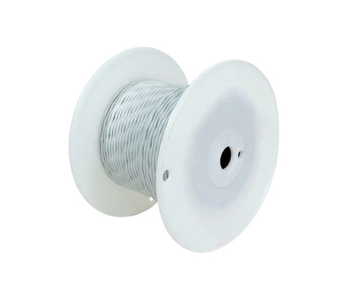 Military Specification M22759/11-22-3 Orange 22 AWG PTFE Tapes/Coated Fiberglass Braid Wire - 500-Ft/Roll