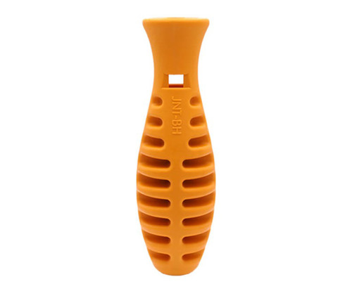 Jus N Tyme JNT-BH-org Orange 4" Glass Filled Nylon Ergo Handle for Scraper Tip - 11/Pack