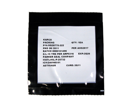 Military Standard MS28775-222 O-Ring - 25/Pack