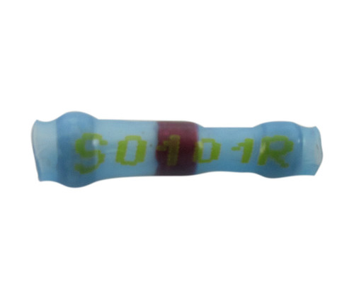 TE Connectivity S01-01-R Transparent Blue Splice, Conductor - 100/Pack