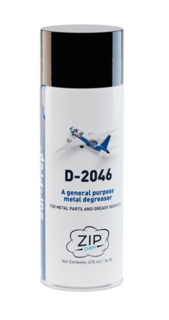 Zip-Chem® 005256 Sur-Prep® D-2046 General-Purpose Metal Degreaser - 475 mL (16 oz) Aerosol Can - 12/Pack