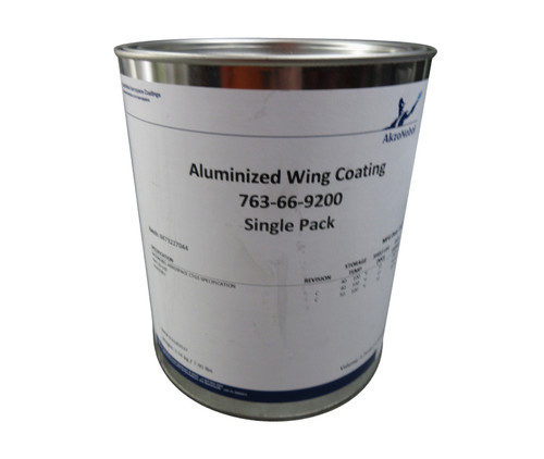 AkzoNobel 763-66-9200 Aluminized BMS10-100 & DPM5303 Spec Upper Wing Coating - Gallon Can - 4/Pack