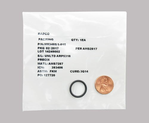 Military Specification M83485/1-015 O-Ring - 15/Pack