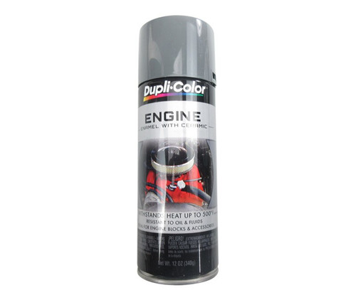 DUPLI-COLOR® DE1611 New Ford Gray Engine Enamel Paint with CERAMIC™ - 340 Gram (12 oz) Aerosol Can