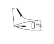 GOODRICH 23-7D5258-14 British Aerospace ATP-747 Upper Vertical Stabilizer De-Ice Boot