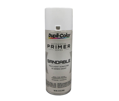 DUPLI-COLOR® DAP1689 White Multi-Purpose Sandable Primer - 340 Gram (12 oz) Aerosol Can