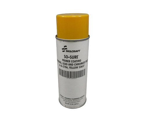 Skilcraft® 0784-331 SO SURE® FS#33637 Yellow A-A-2786 General-Purpose Primer Coating - 11.5 oz Aerosol Can