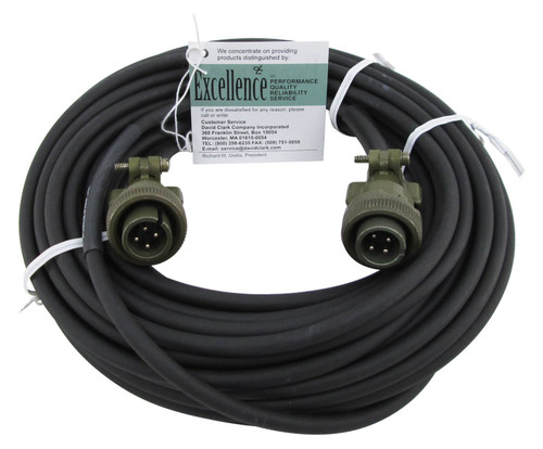 David Clark 18747G-02 Model C38-50 Black Series 3800 50' Jumper Cord Assembly