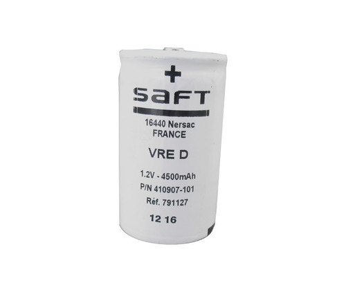 SAFT 410907-101 VRE D Cell NiCad 1.2-Volt Battery - 4500mAh