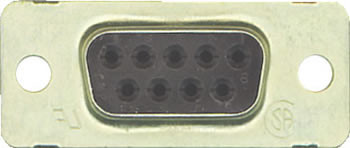 TE Connectivity 205203-8 Conn D-Subminiature SKT 9 POS Crimp ST Cable Mount 9 Terminal 1 Port