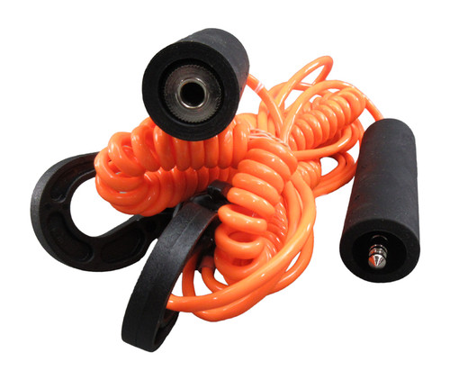 David Clark 18874G-05 Model C31-15DG Day-Glo Orange 15' High-Visibility Coil Cord GSE Headset Extension