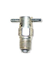 Curtis CCA-4850 Brass Cad 1/8" NPT x .790 Long Push to Open/Turn to Lock Pipe Thread Fuel Drain Valve