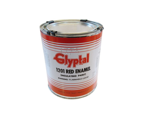 Glyptal® 1201 Red MIL-E-22118 Spec Insulating Enamel Alkyd Paint - Quart Can