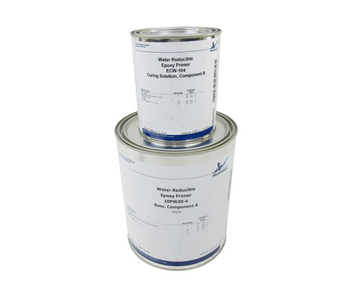 AkzoNobel 10PW20-4/ECW-104 Light Green MIL-PRF-85582 Type I, Class C2 Spec Water Reducible Epoxy Primer - Gallon Kit