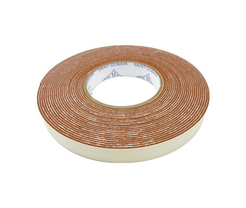 Saint-Gobain Strip-N-Stick® 200A CHR Orange/Tan 1/16" x 3/4" Silicone Sponge Tape - 10 Yard Roll