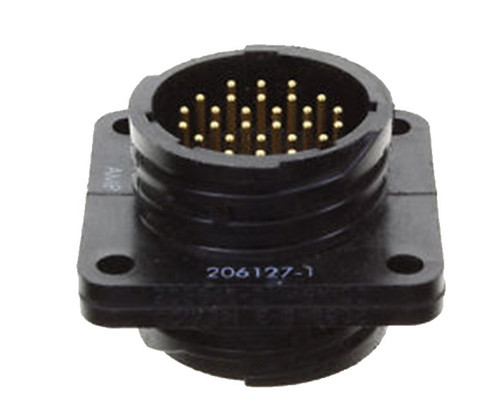 TE Connectivity 206127-1 Conn CPC PIN 28 POS Crimp ST Panel Mount 28 Terminal 1 Port