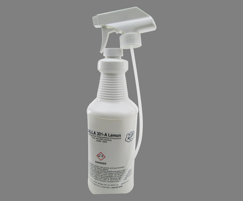 Zip-Chem® 001991 Calla® 301A Lemon RTU Environmentally Friendly Heavy-Duty Aircraft Interior Cleaner - 32 oz Spray Bottle
