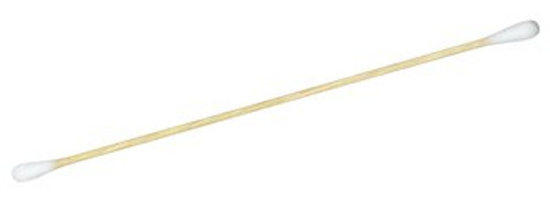 Chemtronics® Cottontip™ CT200 White 100% Pure Pharmaceutical Grade Cotton 6" Wood Handle Swab - Pack of 100