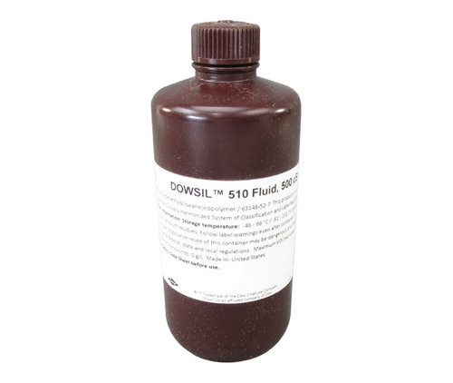 DOWSIL™ 510 Clear 500 cSt Silicone Fluid - 500 mL (16 oz) Can