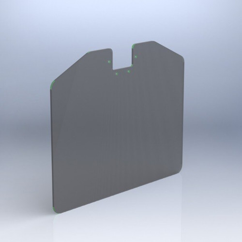 Rosen RGI/II-200-16-1 Gulfstream G-I & G-II Monorail Gray Replacement Sunvisor System Lens Only