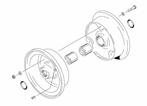 Cleveland Wheel & Brake 40-103A Wheel Assembly