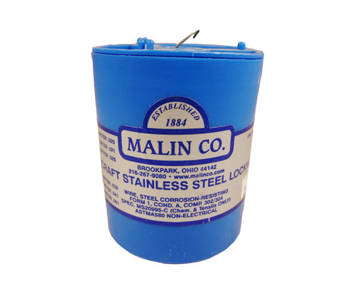 Military Standard MS20995C40 Stainless Steel 0.040" Diameter Safety Wire - 1 lb Roll