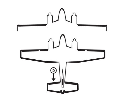 GOODRICH 23S2004-5-1 Raytheon Beechcraft 95/55 LH Horizontal Stabilizer De-Ice Boot