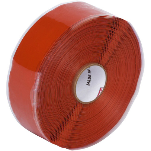 Military Specification A-A-59163A-1-I Red Self-Fusing Silicone Tape - 1.00" Wide x .030" Thick x 12 Yards Long Roll