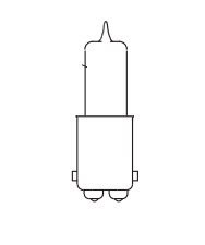 WHELEN® 34-0212010-97 Model 12V125W 14-Volt / 125 Wattt Halogen Lamp