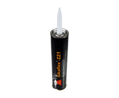 Sikaflex®-221 Aluminum Gray Multi-Purpose One Component Polyurethane Sealant/Adhesive - 300 mL Cartridge