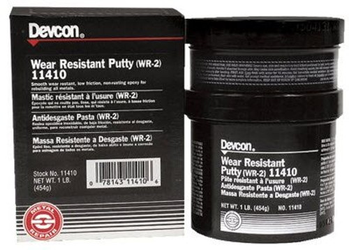 Devcon® 11410 WR-2 Dark Gray Wear Resistant Epoxy (Pink) - 1 lb Can