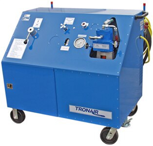 Tronair® 51401CN0 Blue 208 VAC/3-Phase/60 Hz 50' Input Cord & 15' Hoses Hydraulic Power Unit